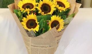 向日葵花束图片 向日葵花束图片